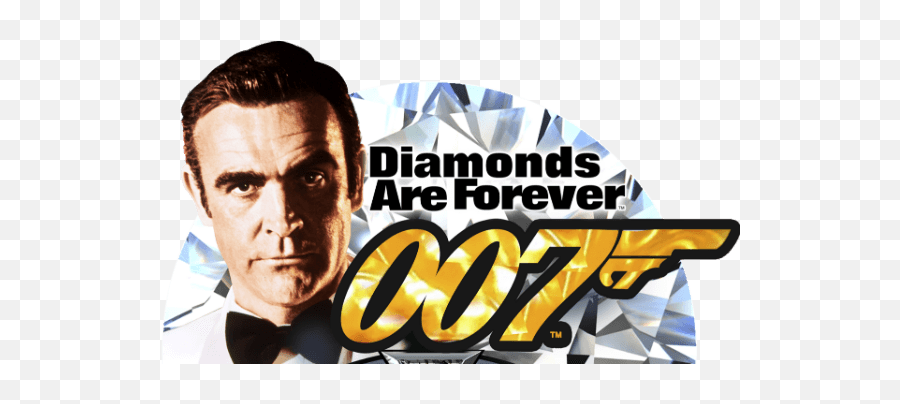 Bond James - James Bond Diamonds Are Forever Png,James Bond Png