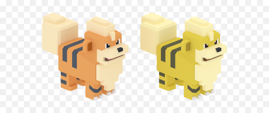 Mobile - Shiny Growlithe And Growlithe In Pokemon Quest Png,Growlithe Png