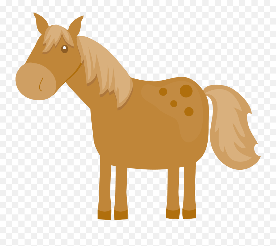 Dead Horse Cartoon - Cute Horse Clipart Transparent Background Png,Horse Clipart Png