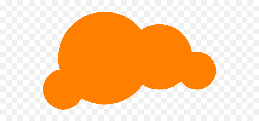 Cloud Clipart Png Free Download - Orange Cloud Clipart,Cartoon Cloud Png