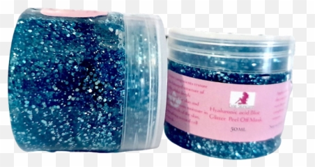 Evie Skincare Hyaluronic Acid Blue Glitter Peel Off Mask 50ml - png
