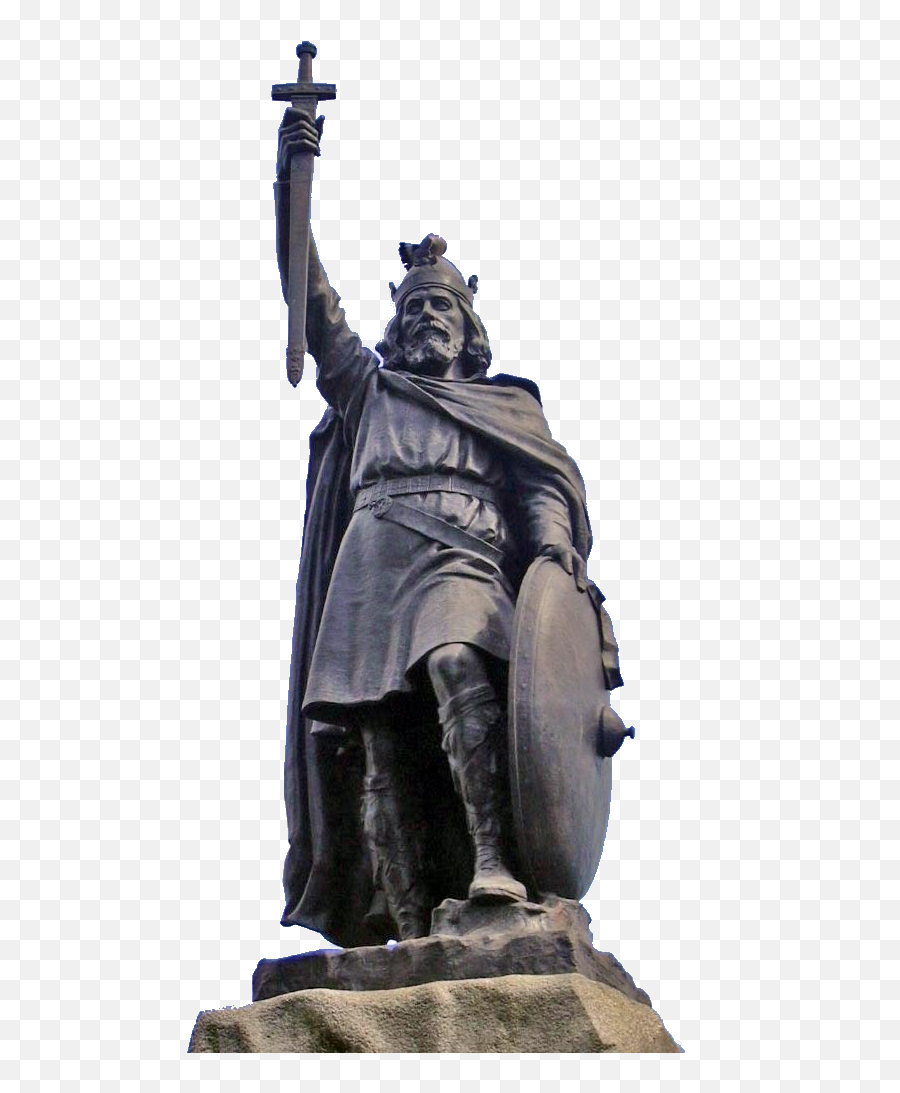 Filestatue Du0027alfred Le Grand À Winchester Croppedpng - Timeline King Alfred The Great,Statue Png