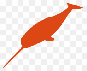 Small Narwhal Png Svg Clip Art For Web - Orange Narwal,Narwhal Png