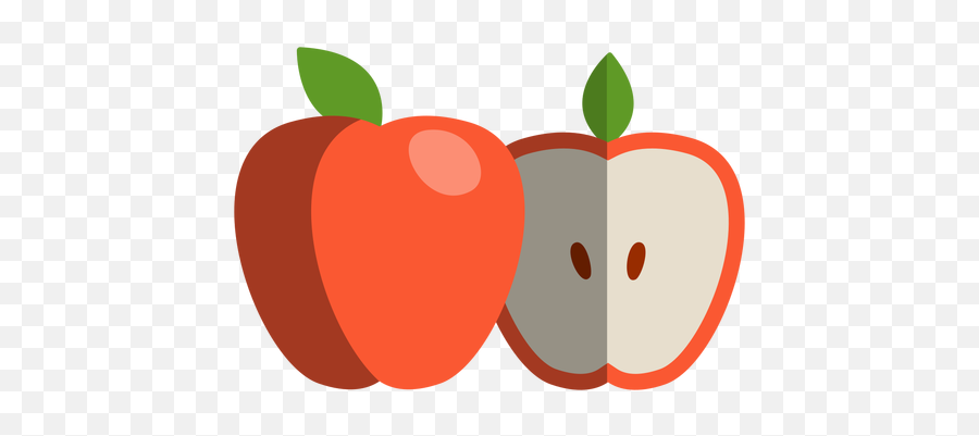 Apple Cut To Half Icon - Transparent Png U0026 Svg Vector File Ars,Apple Png