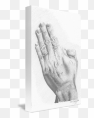 Praying Hands By Sherie Griffith - Paper png