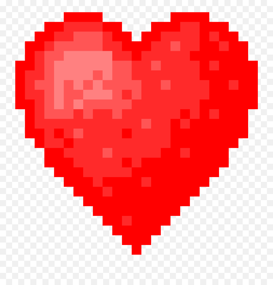 6 Pixel Heart Png Transparent Onlygfxcom - Transparent 8 Bit Heart Png,Red X Png Transparent