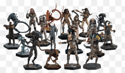 Alien U0026 Predator Figure Collection Eaglemoss - Eaglemoss Alien Png,Xenomorph Png