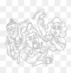 Understudy Bar Dekalb Market Hall - Line Art Png,Shhh Png