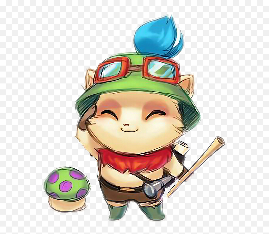 Sticker - Imagenes De Teemo Lol Png,Teemo Png