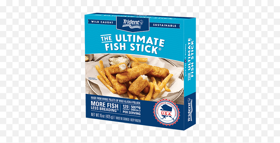 Trident Seafoods The Ultimate Fish - Trident Seafood Ultimate Fish Sticks Png,Fishstick Png