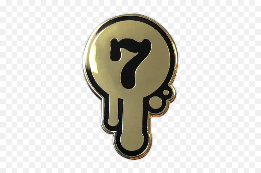 Gold Logo Mark Enamel Pin - Emblem Png,Gold Logo