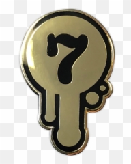 Gold Logo Mark Enamel Pin - Emblem Png,Gold Logo