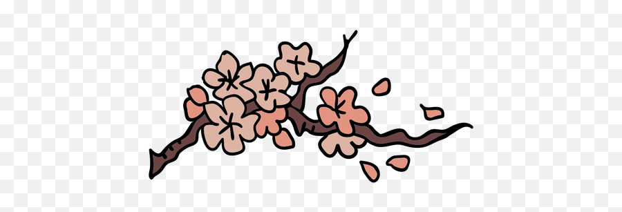 Korean Cherry Blossoms Element - Transparent Png U0026 Svg Clip Art,Cherry Blossoms Png