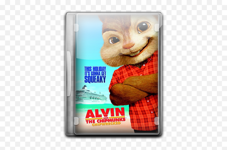 Alvin And The Chipmunks 3 V7 Icon English Movies Iconset - Alvin And The Chipmunks Chipwrecked Poster Png,Alvin Png