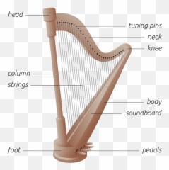 Whatu0027s The Difference Between A Harp Lyre Lute And - Harp Diagram Png,Lute Png