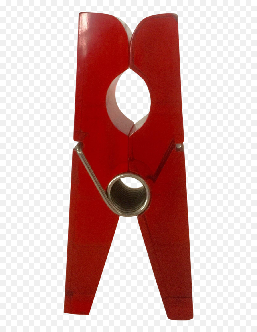 Giant Red Lucite Clothespin - Circle Png,Clothespin Png