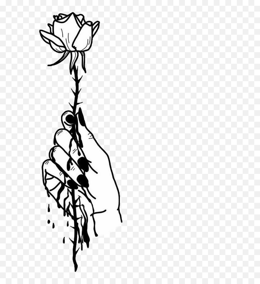 Tumblr Rose Png - Tumblr Arm Arms Rose Roses Flower Flowers Every Rose Has Its Thorn Art,Arm Transparent