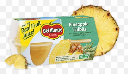Download Pineapple Fruit Cup Snacks Png Image With No - Del Monte Fruit Salad Tropical 100 Calories,Snacks Png
