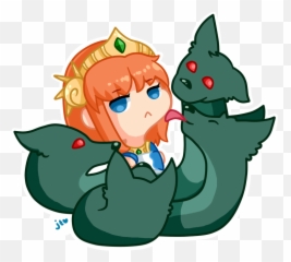 Download Transparent Smite Png - Scylla Chibi Png Download Smite Scylla Fabart,Smite Png