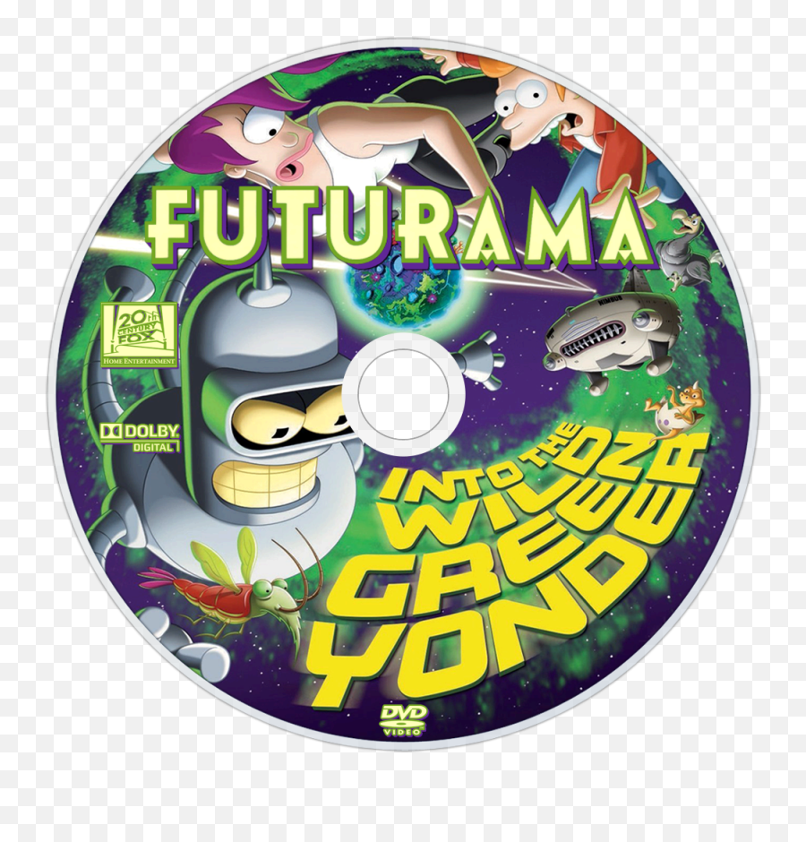 Futurama Png - Into The Wild Green Yonder Dvd Disc Image Futurama Into The Wild Green Yonder Dvd Disc,Futurama Png