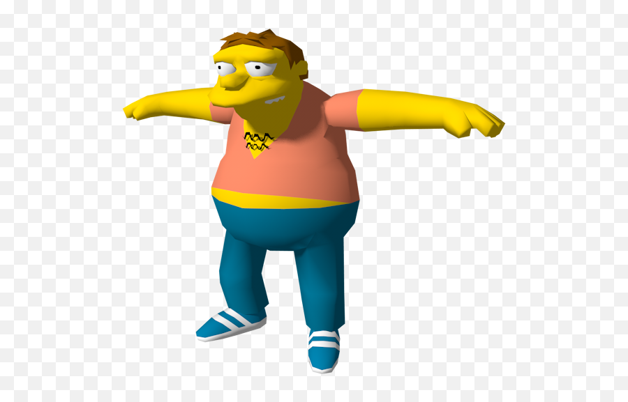 Pc Computer - The Simpsons Hit U0026 Run Barney The Simpsons Hit And Run Characters Png,Barney Png