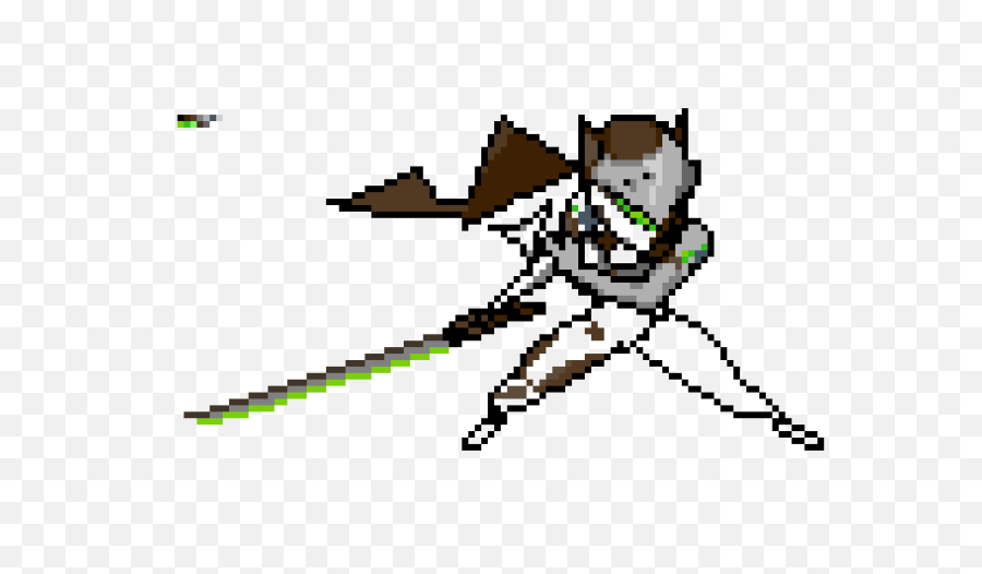 Genji Pixel Spray Art - Gereja Katolik Santo Andreas Kim Tae Gon Png,Genji Png