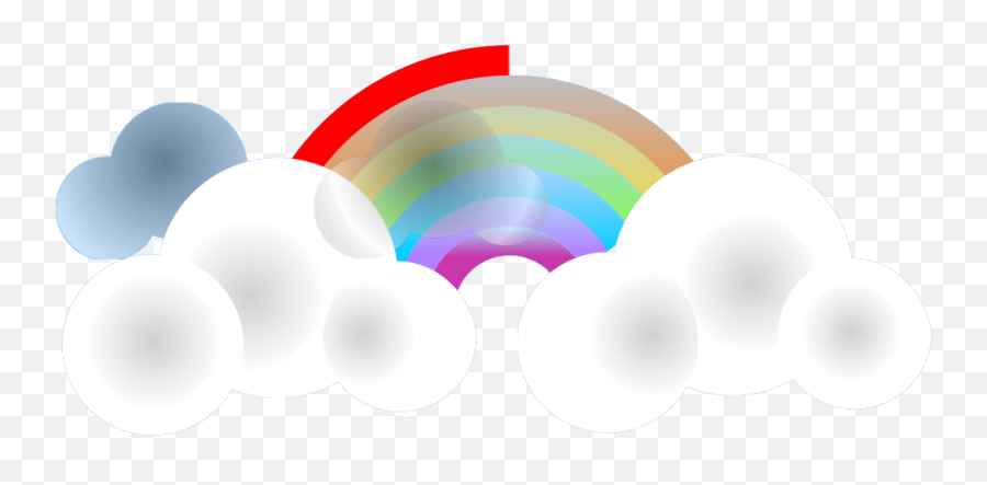 Rainbow W Blue Background Png Svg Clip - Dot,Rainbow Background Png
