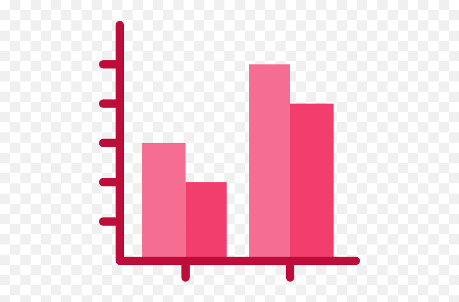 Stats Statistics Graphic Bar Chart Icon - Pink Bar Graph Icon Png,Bar Graph Png