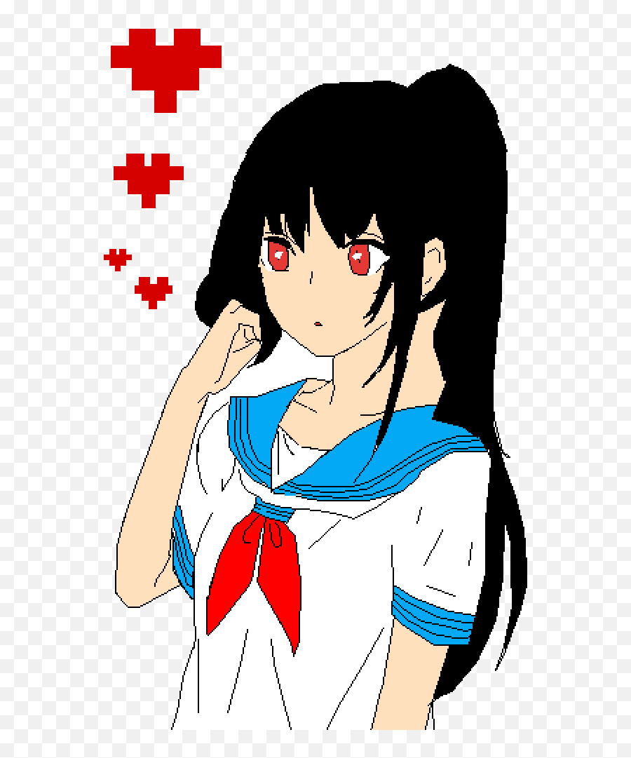 Yandere Chan Png - Re Draw And Edit Yandere Simulator Yandere Simulator,Yandere Simulator Logo
