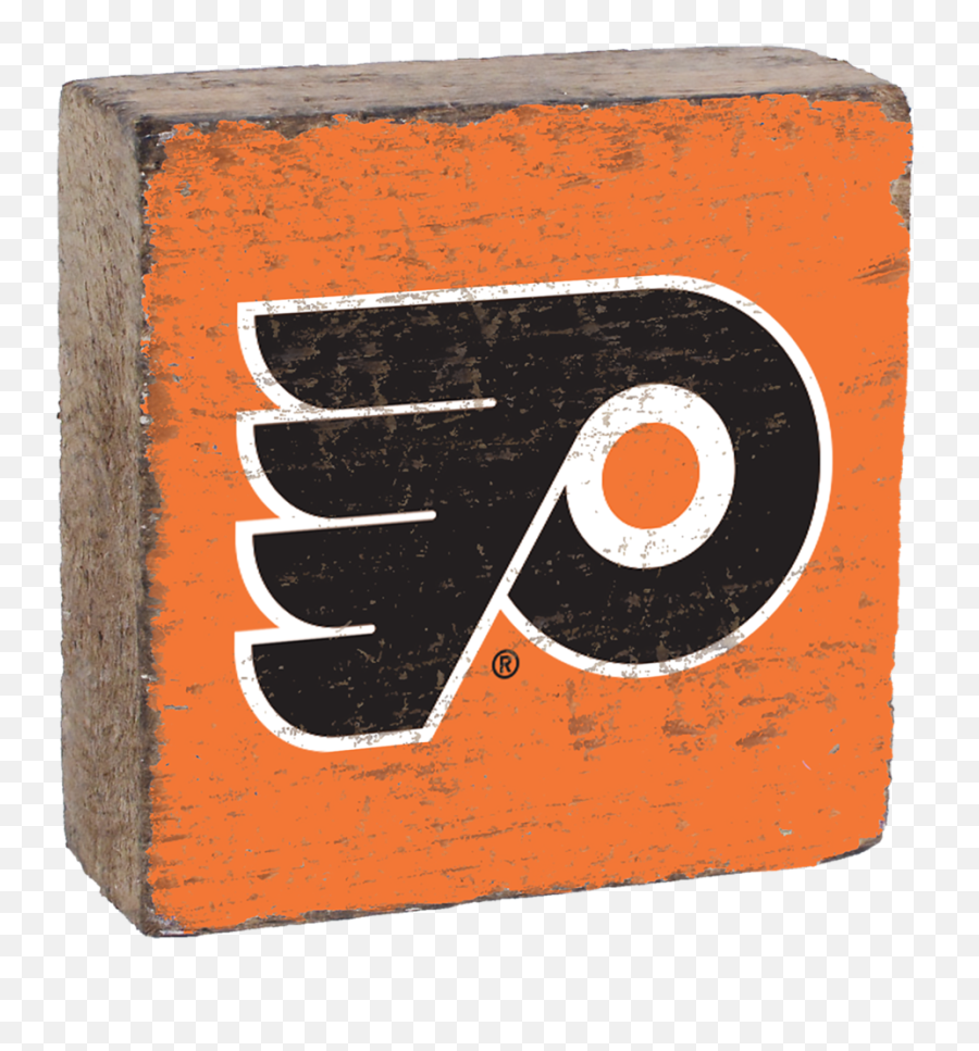 Philadelphia Flyers Rustic Block - Philadelphia Flyers Logo Vintage Png,Flyers Logo Png