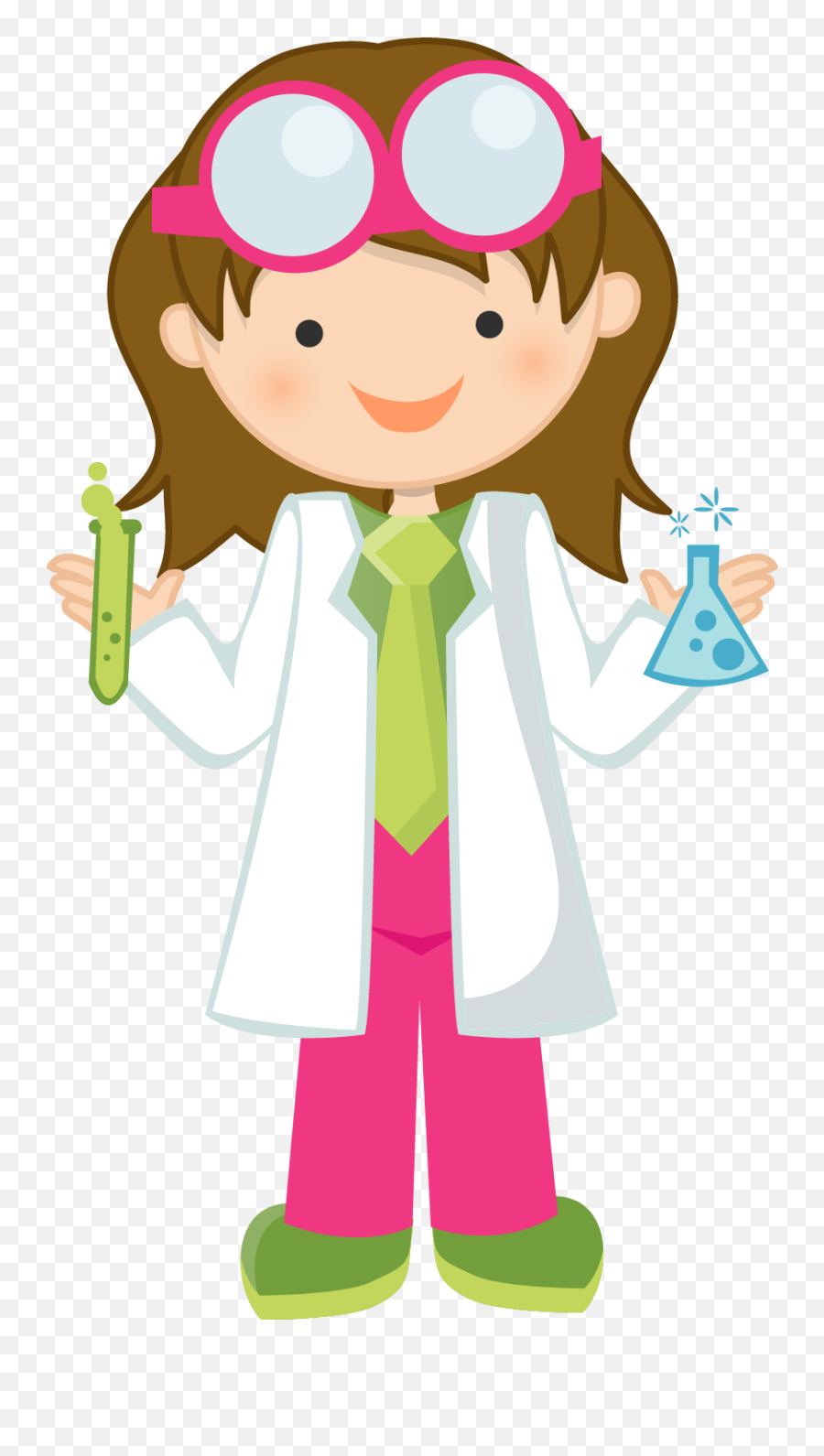 Scientist Clipart Png - Girl Scientist Clipart,Bill Nye Png