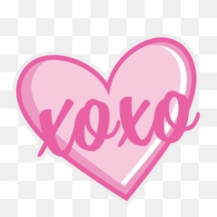 Download Hd Xoxo Heart Svg Scrapbook - Xoxo Heart Png,Xoxo Png