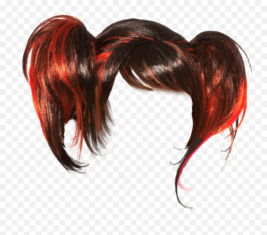 Red Wig Png All Long Hair Transparent