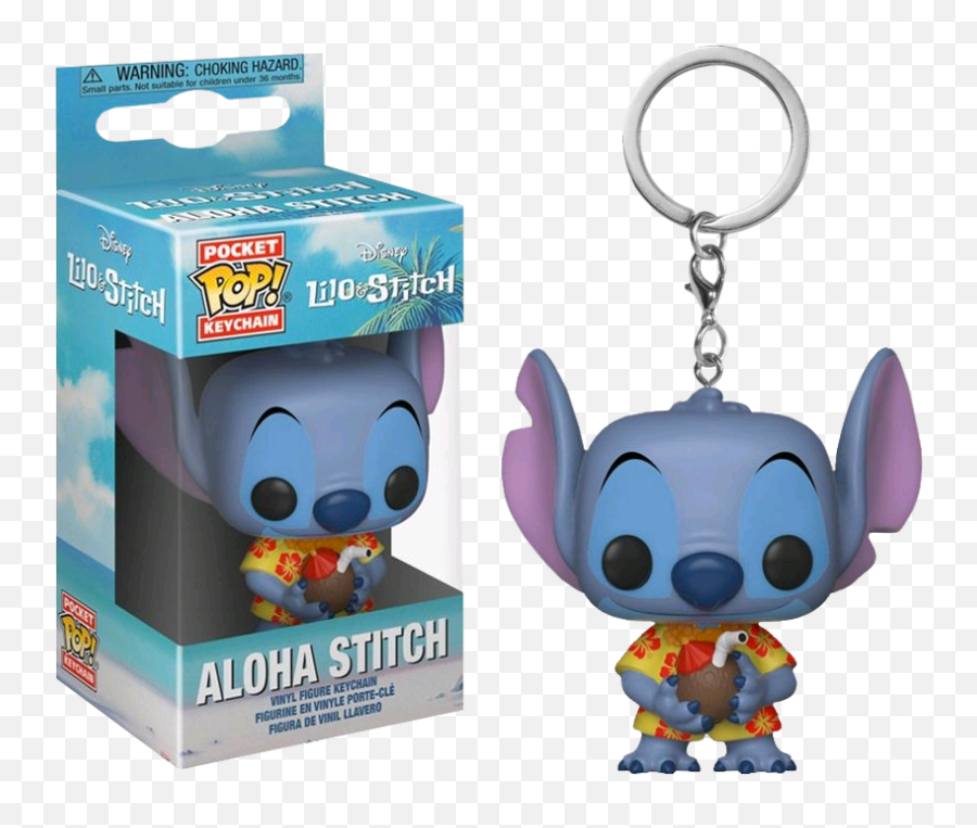 Lilo And Stitch - Aloha Stitch Funko Pop Keychain Stitch Funko Pop Keychain Png,Funko Pop Png