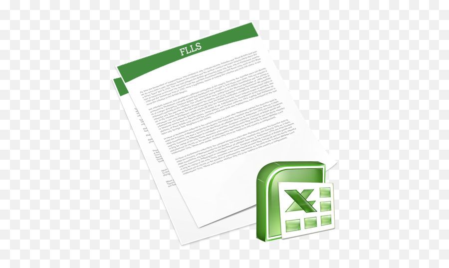 Flls Document Icon With Excel Logo U2013 Finger Lakes Library System Png Image