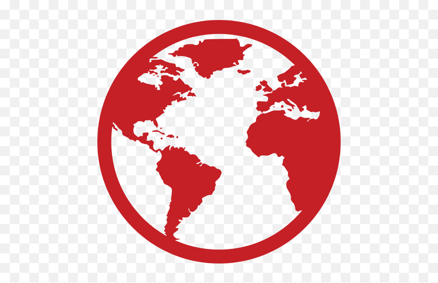 Iq - World Icon Red Png,Global Icon Font