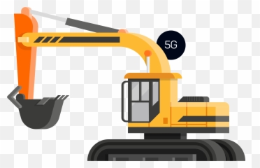 Icon 5g Crane - Bulldozer Clipart Full Size Horizontal png