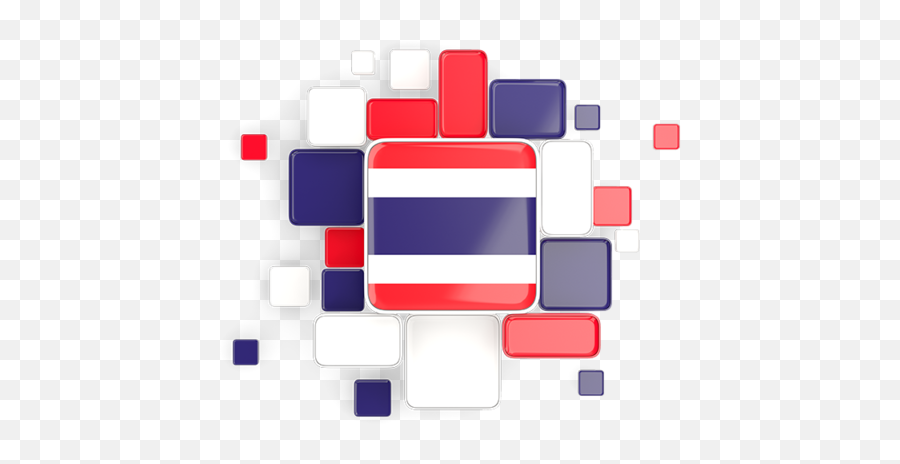 Background With Square Parts - Vertical Png,Thai Flag Icon