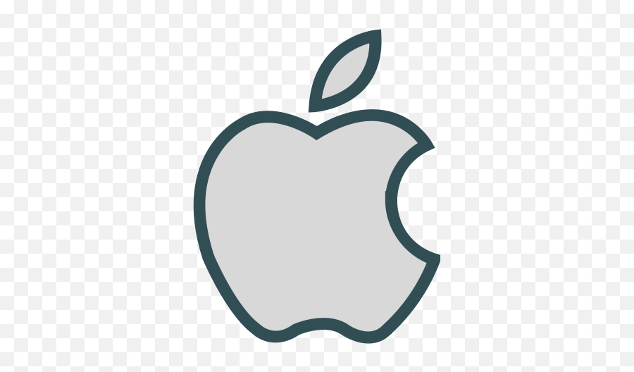 Mac Apple Osx Desktop Software Hardware Free Icon Of - Apple Filled In Outline Png,Mac Png