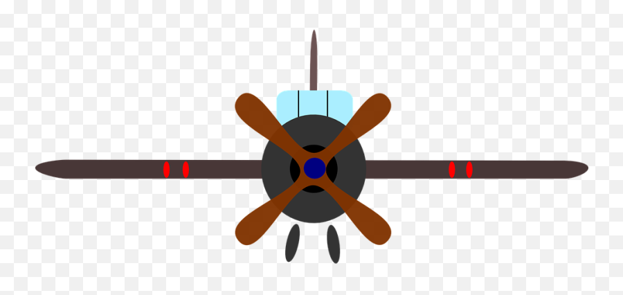 Aircraft Airplane Propeller - Free Vector Graphic On Pixabay Avião Pequeno Principe Desenho Png,Propeller Png