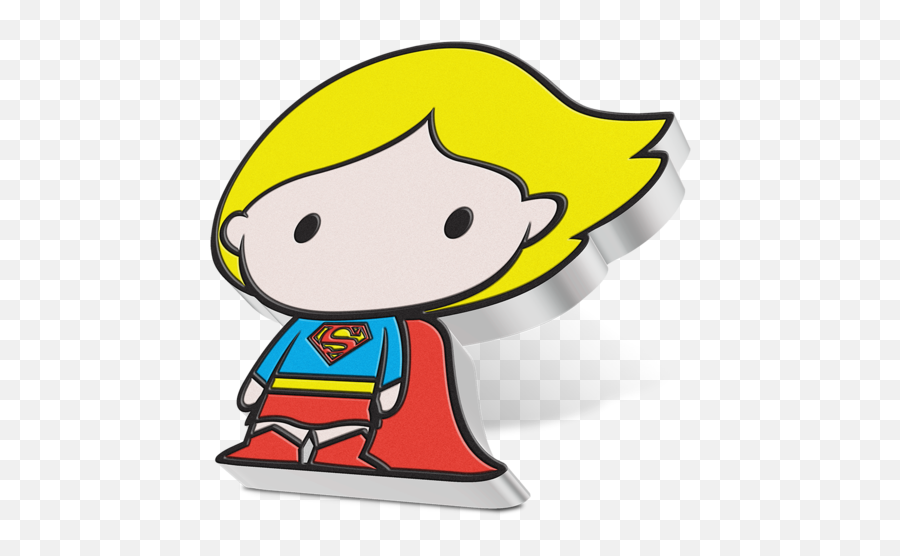 Supergirl - Chibi Coin Collection Dc Comics Series 2021 1 Newt Scamander Chibi Png,Gingerbread Man Icon League Of Legends