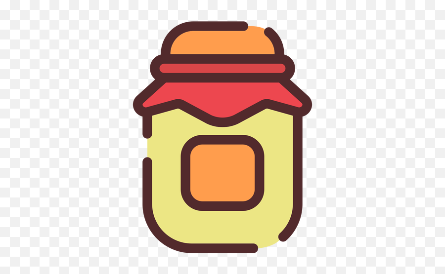 Honey Jar Icon Stroke Transparent Png U0026 Svg Vector - Pote De Doce Desenho Png,Jar Icon