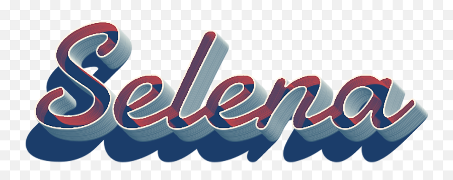 Selena 3d Letter Png Name