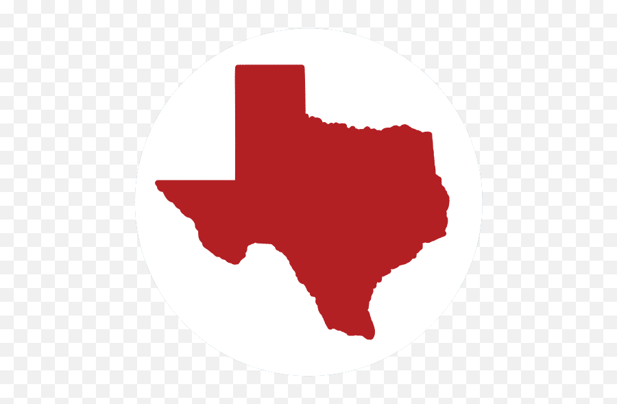 In Charge Electrical - Texas Map Png,Tiny Red Star Icon