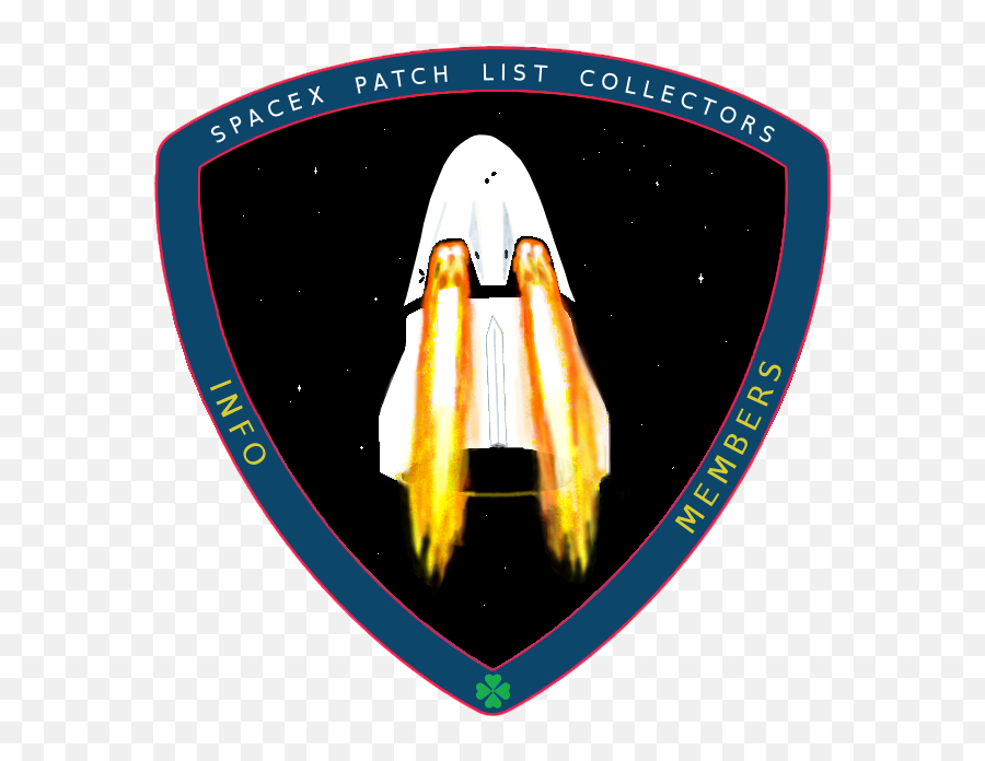Spacex Patch List Collectors - Rocket Png,Spacex Png