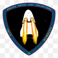 Spacex Patch List Collectors - Rocket Png,Spacex Png