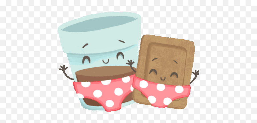 Chai And Biscuit In Undies With Caption Chaddi Buddy Png Gif Icon