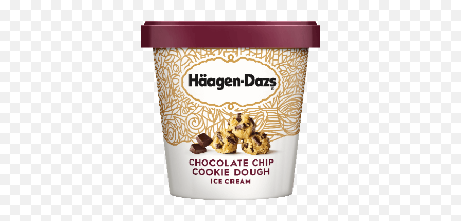 Haagen Dazs Ice Cream Chocolate Chip Cookie Dough 14oz 3 Png Sandwich Icon Pack