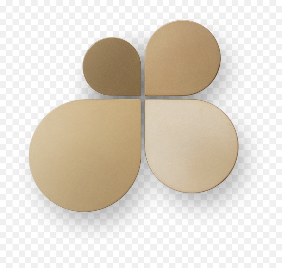 Piet Houtenbos Metal Finish Brass Png Four Leaf Clover Icon
