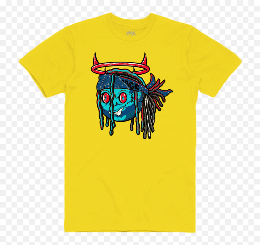 Fredou0027s Little Devil T - Shirt Yellow Active Shirt Png,Glo Gang Logo